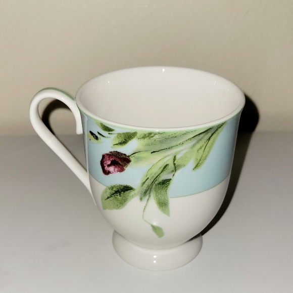 Oleg Cassini Sweet Blossom Fine China Indonesia Large Teacup/ Coffee Mug Vintage - Picture 4 of 4